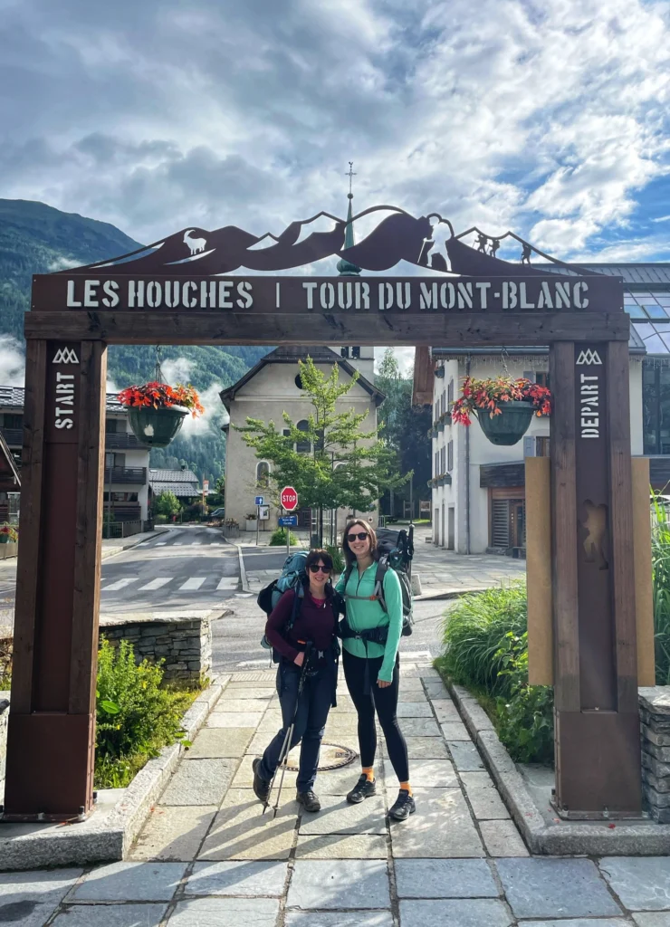 aurélie et moi au départ