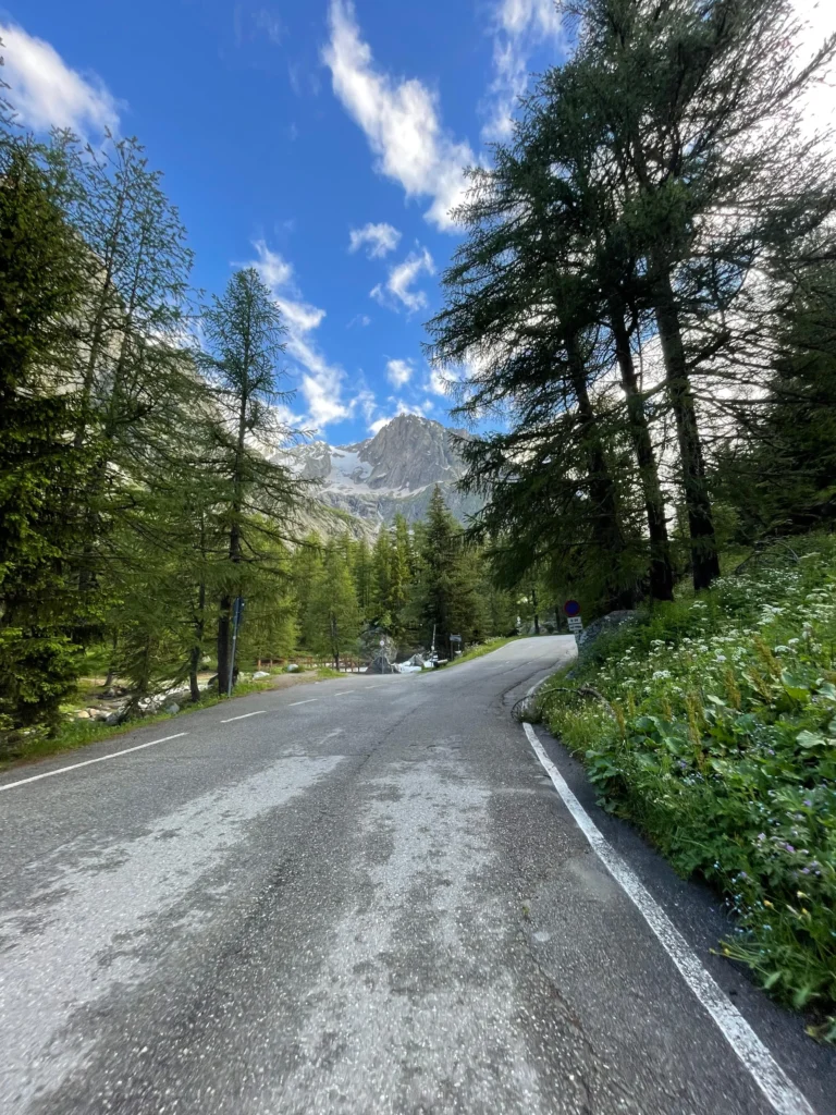Route jusqu'à Val Ferret