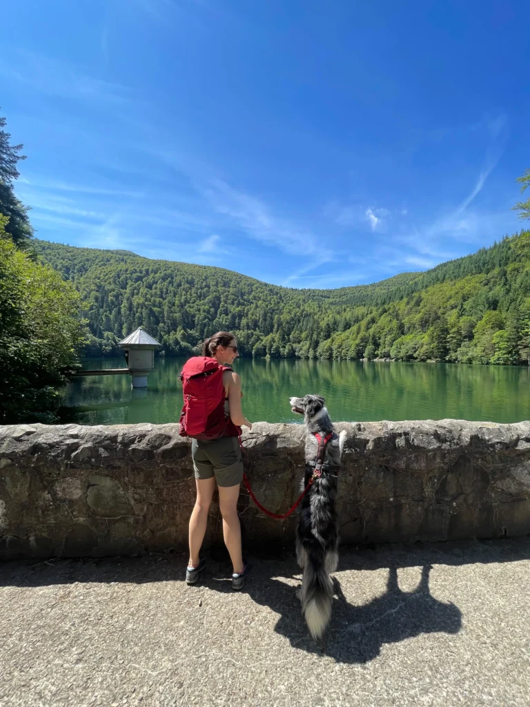 Raiho et moi au lac du ballon