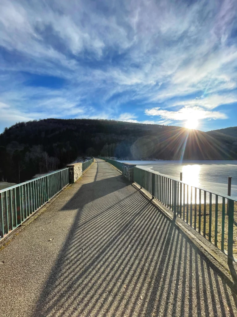 Barrage du lac de la Lauche